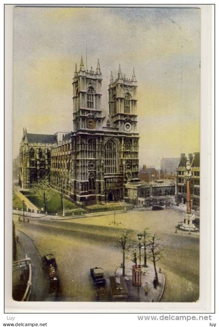 LONDON - WESTMINSTER ABBEY, The West Front And Towers,   "Oilette" Tuck's PC - Westminster Abbey