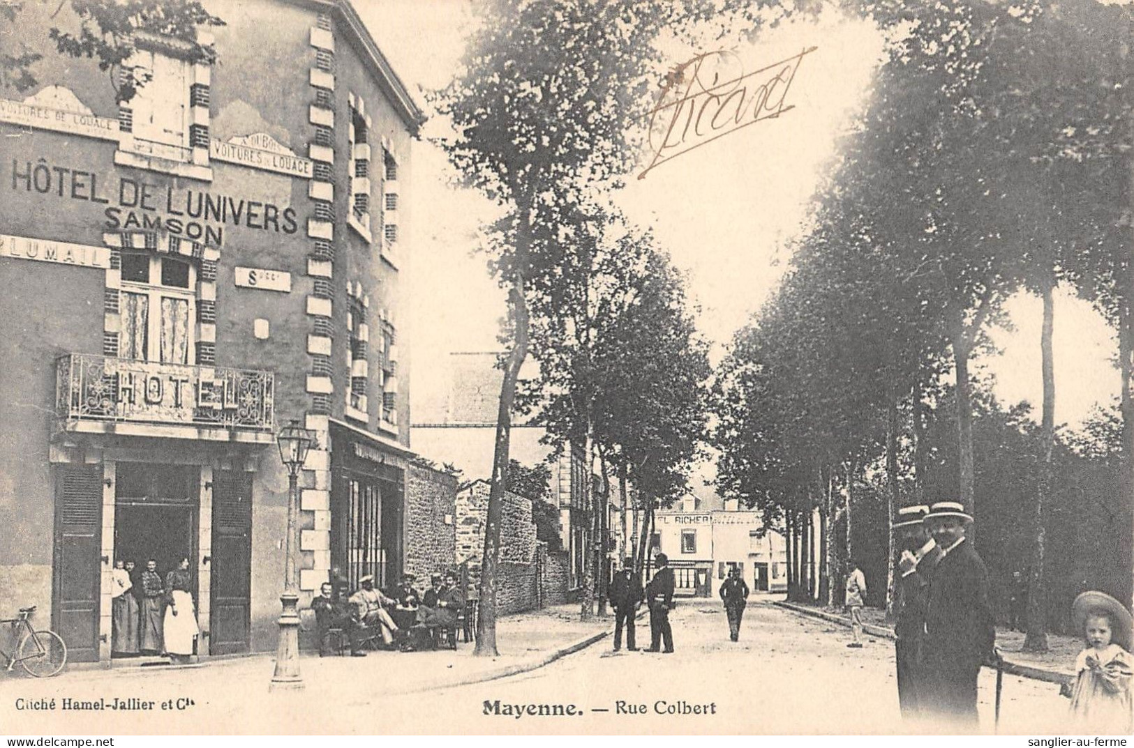 CPA 53 MAYENNE / RUE COLBERT - Autres & Non Classés