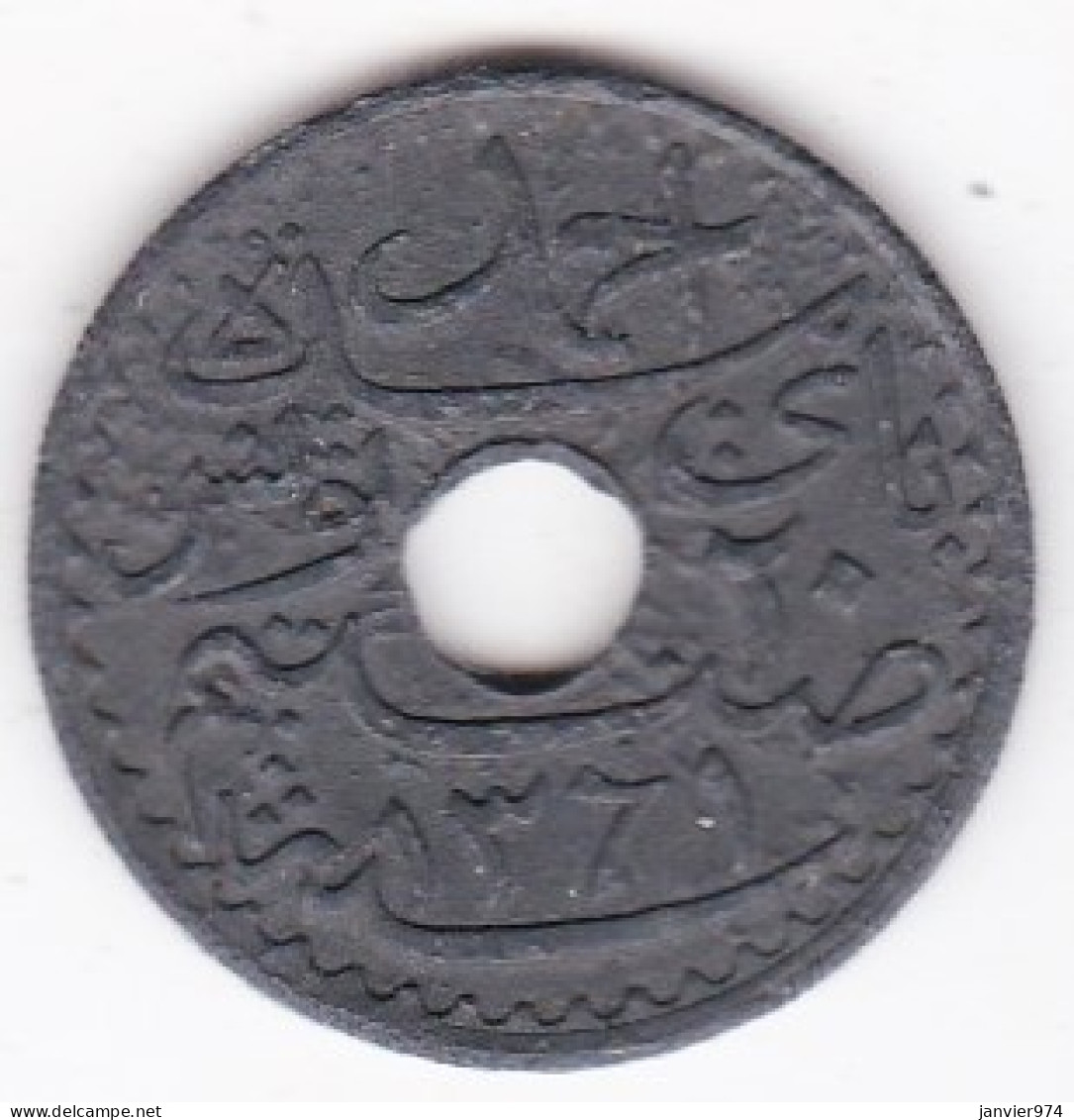 Protectorat Français 20 Centimes 1942, En Zinc, Lec# 124 - Tunisie