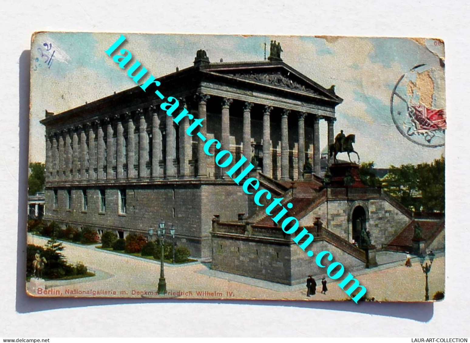 CARTE POSTALE ALLEMAGNE BERLIN MONUMENT GALERIE NATIONALE FRIEDRICH WILHEIM 1907, CARTE POSTALE ANCIENNE POSTCARD (2120) - Friedrichshain
