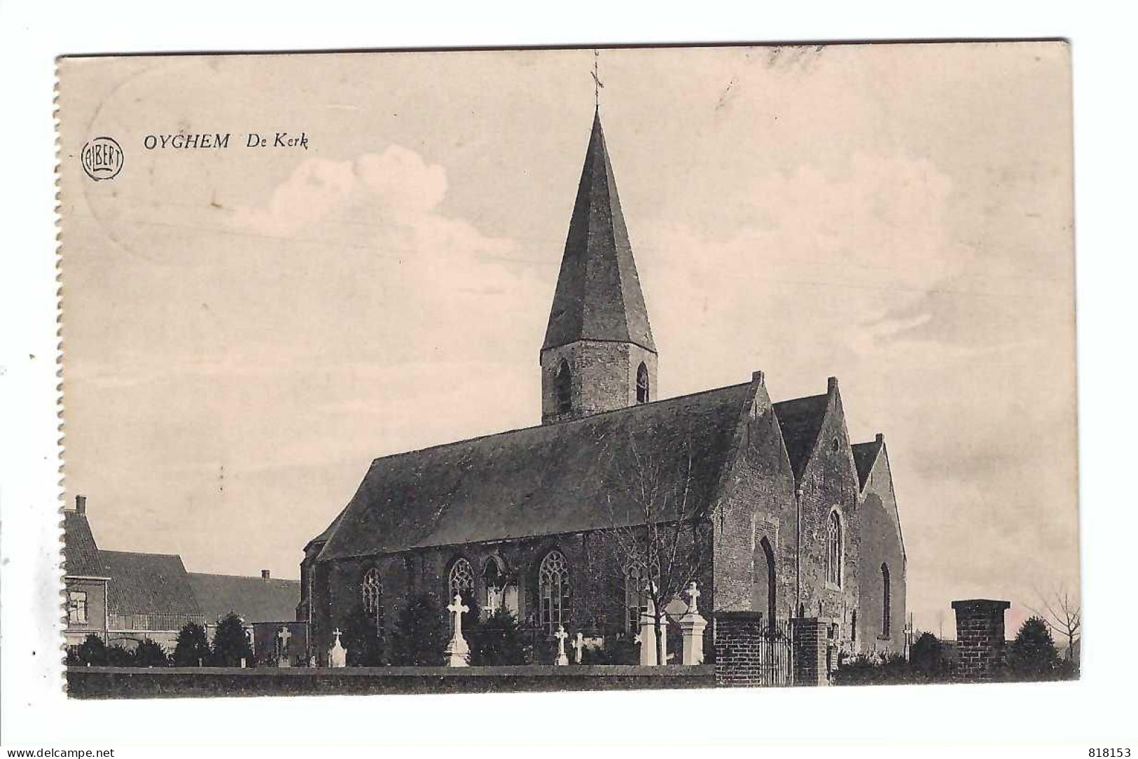 Ooigem  OYGHEM  De Kerk 1924 - Wielsbeke