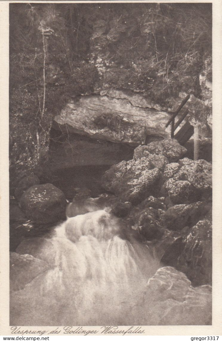 D4194) GOLLING - Ursprung Des Gollinger Wasserfall ALT - Golling