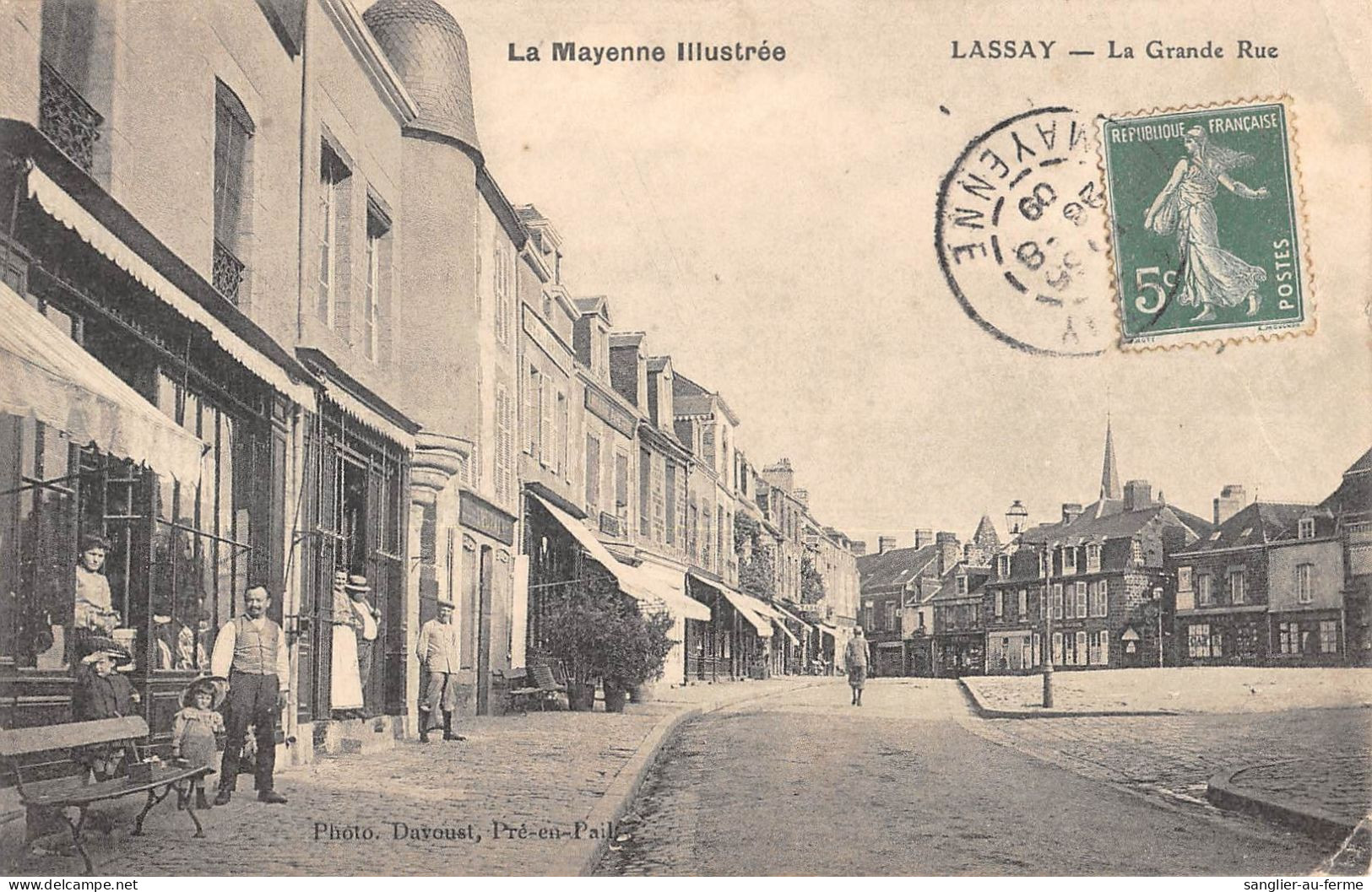 CPA 53 LASSAY / LA GRANDE RUE - Sonstige & Ohne Zuordnung