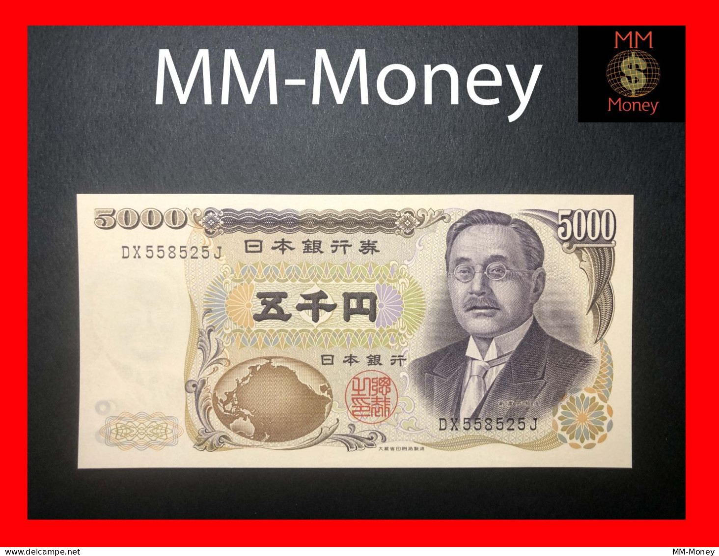 Japan  5.000  5000  Yen  1984  P.  98  *double Letter Serial # Prefix*  *scarce*   UNC - Japón