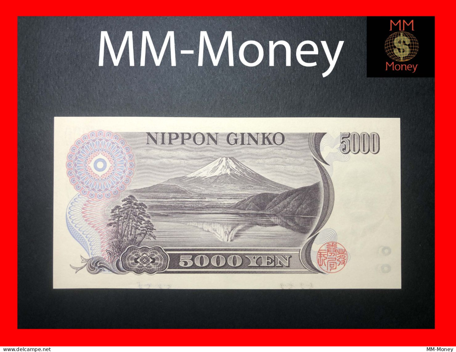 Japan  5.000  5000  Yen  1984  P.  98  *double Letter Serial # Prefix*  *scarce*   UNC - Giappone