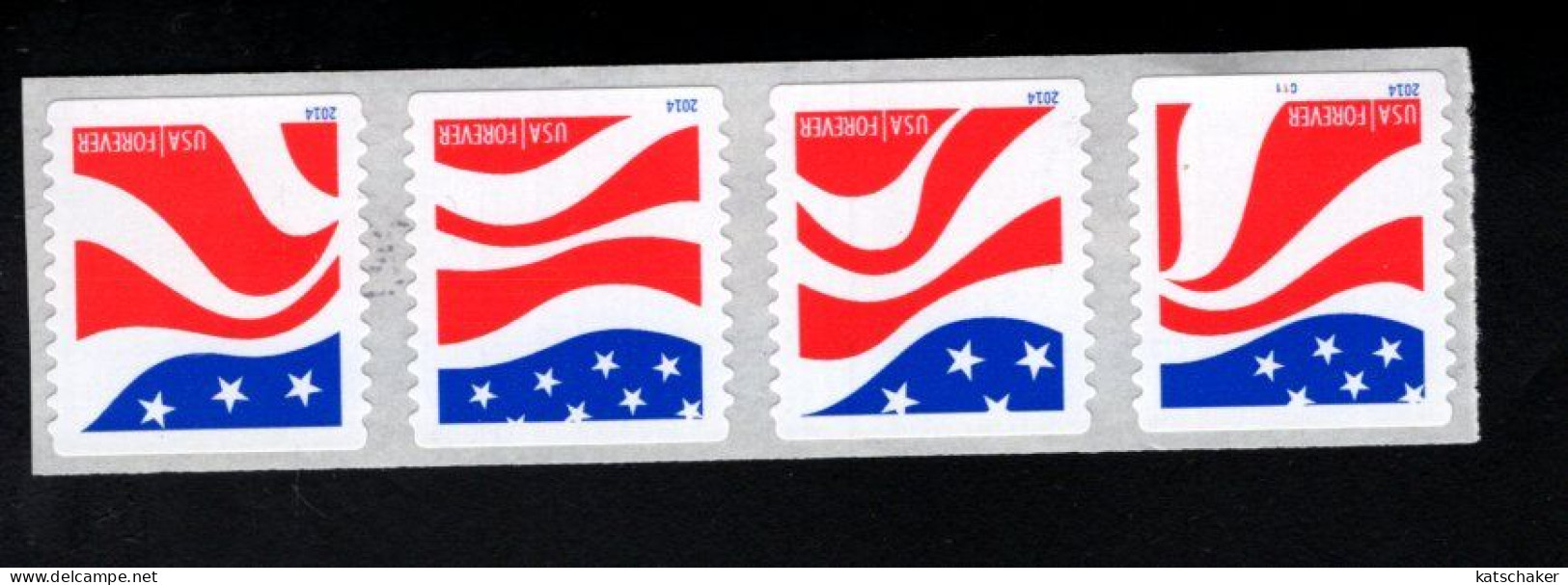 1855244373  2014 SCOTT 4897A (XX) POSTFRIS MINT NEVER HINGED  - FLAGS - Unused Stamps