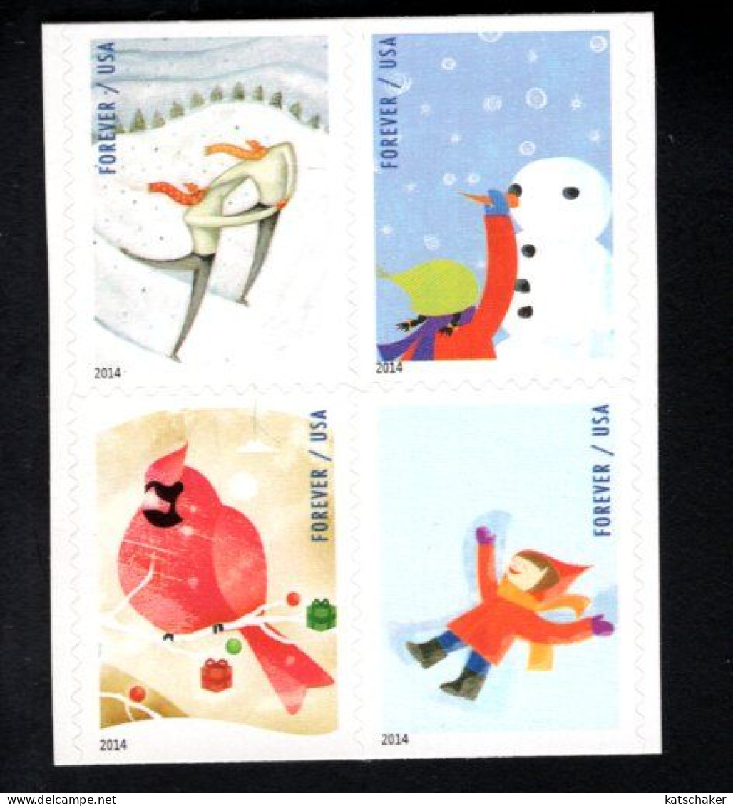 1855247412  2014 SCOTT 4940A (XX) POSTFRIS MINT NEVER HINGED  - WINTER FUN - Unused Stamps