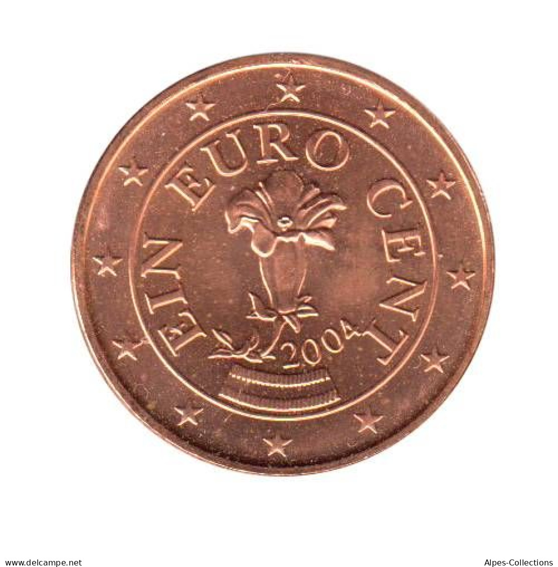 AU00104.1 - AUTRICHE - 1 Cent D'euro - 2004 - Austria