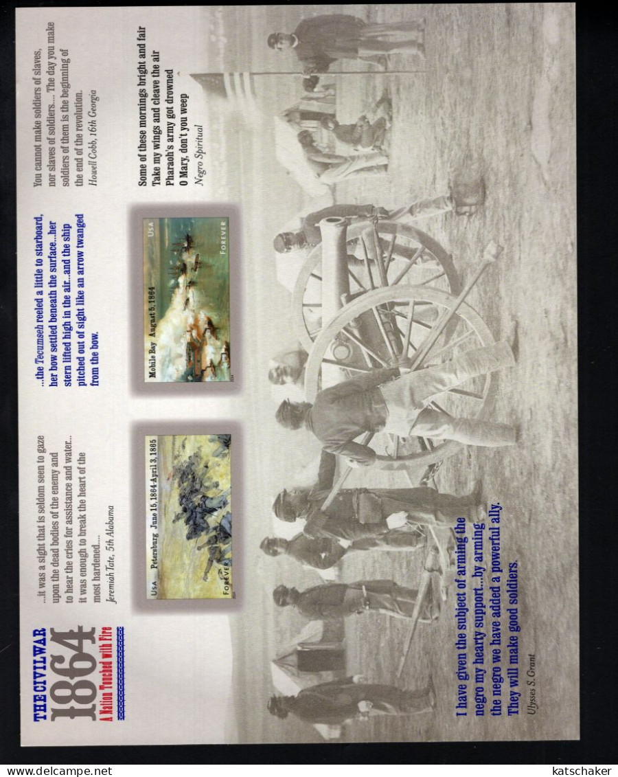 1855250571  2014 SCOTT 4910 4911 (XX) POSTFRIS MINT NEVER HINGED  - CIVIL WAR SESQUICENTENNIAL - Unused Stamps