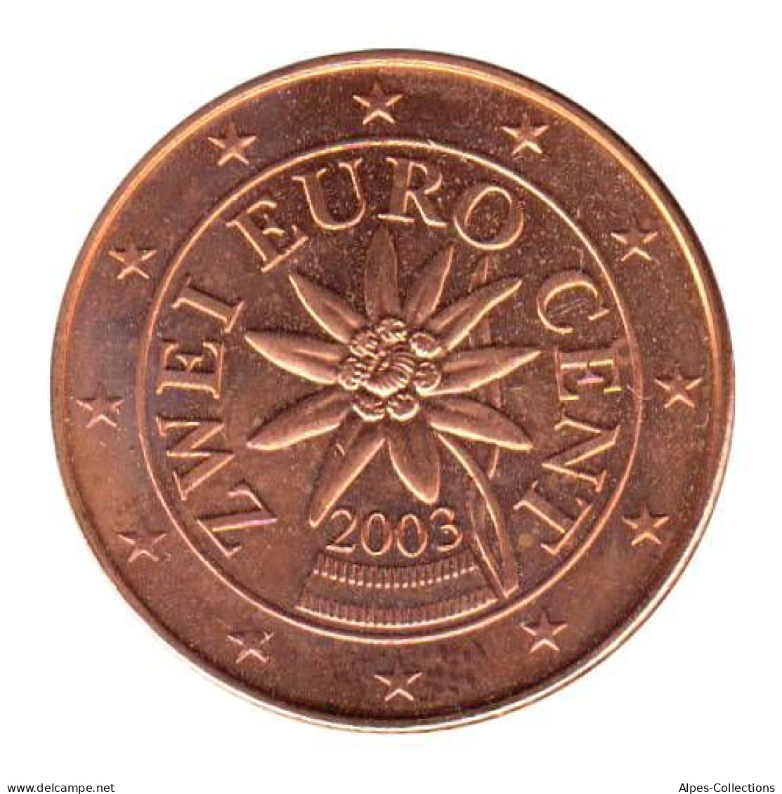 AU00203.1 - AUTRICHE - 2 Cents D'euro - 2003 - Autriche