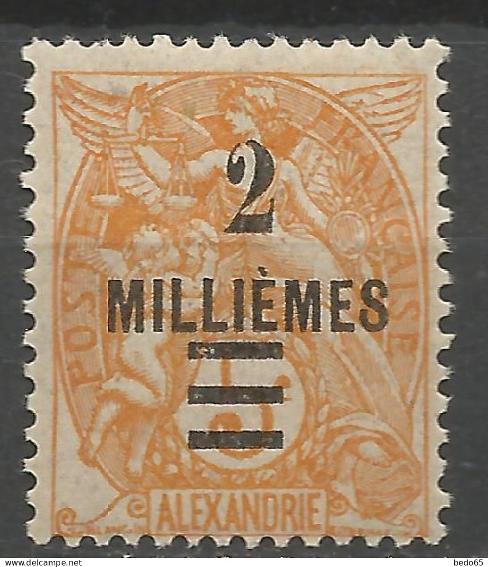 ALEXANDRIE N° 65 NEUF*  TRACE DE CHARNIERE  / Hinge  / MH - Neufs