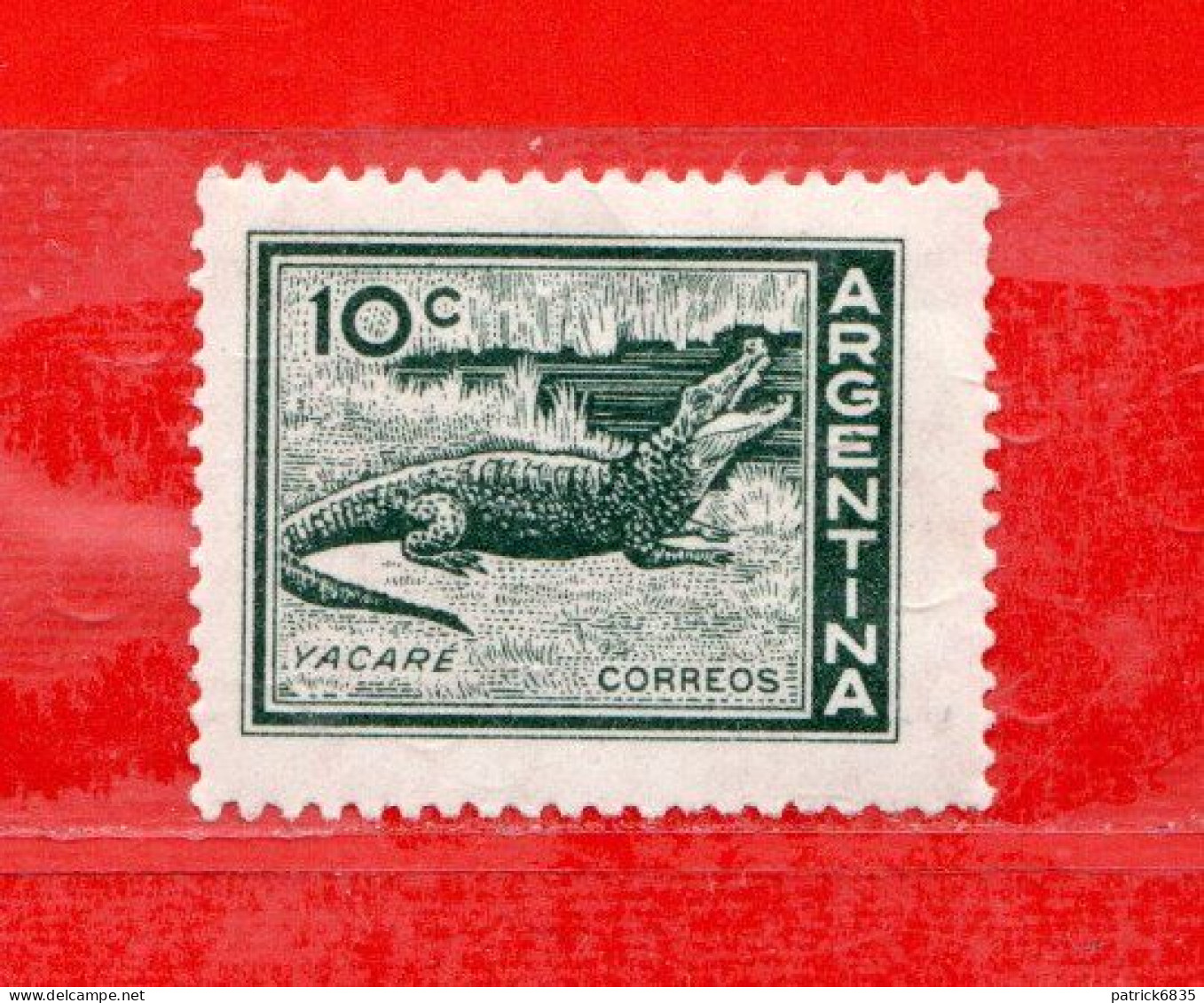 (Mn1)  Argentina - ** 1959 - Alligator, Yvert  602.   MNH. - Neufs