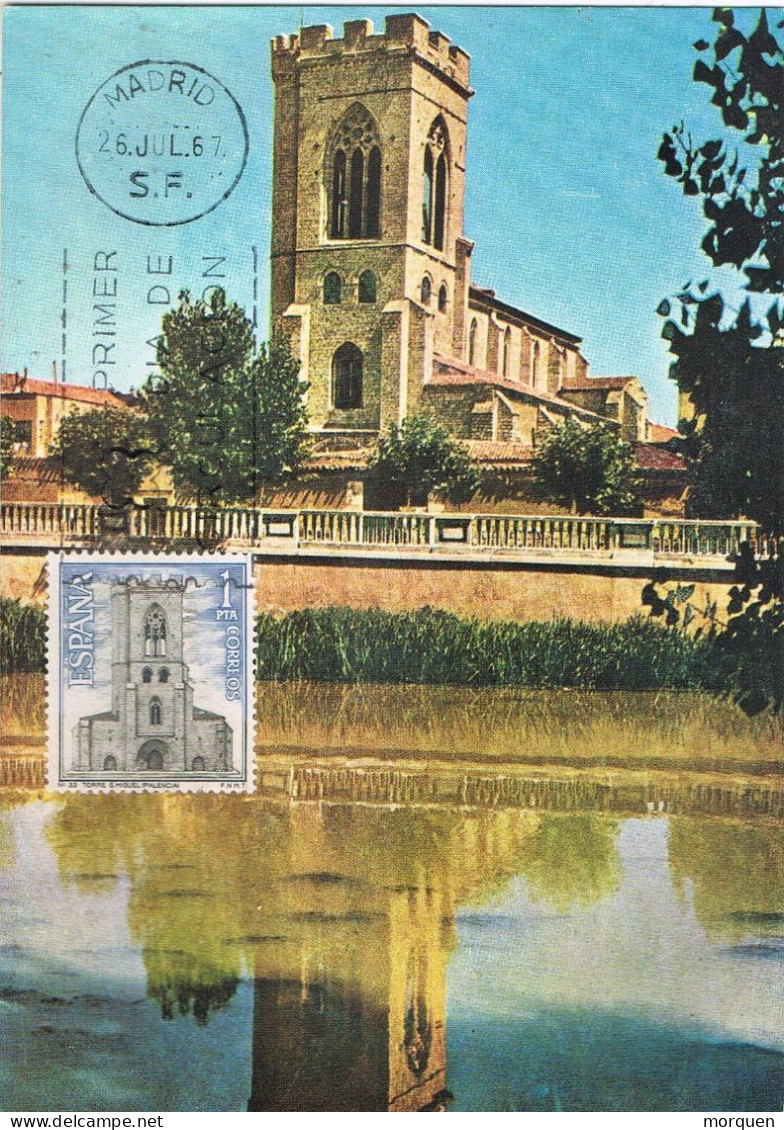 51645. Tarjeta Maxima MADRID 1967. Torre De San Miguel De PALENCIA - Tarjetas Máxima