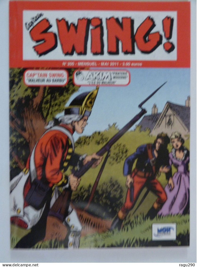 CAPTAIN SWING N° 205   éditions  MON JOURNAL - Captain Swing