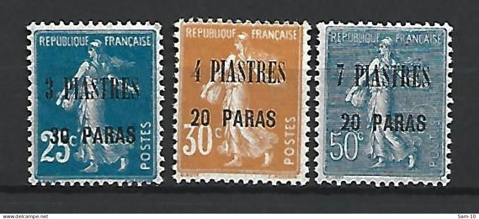 Timbre De Colonie Française Levant Neuf * N 32 / 34 - Neufs