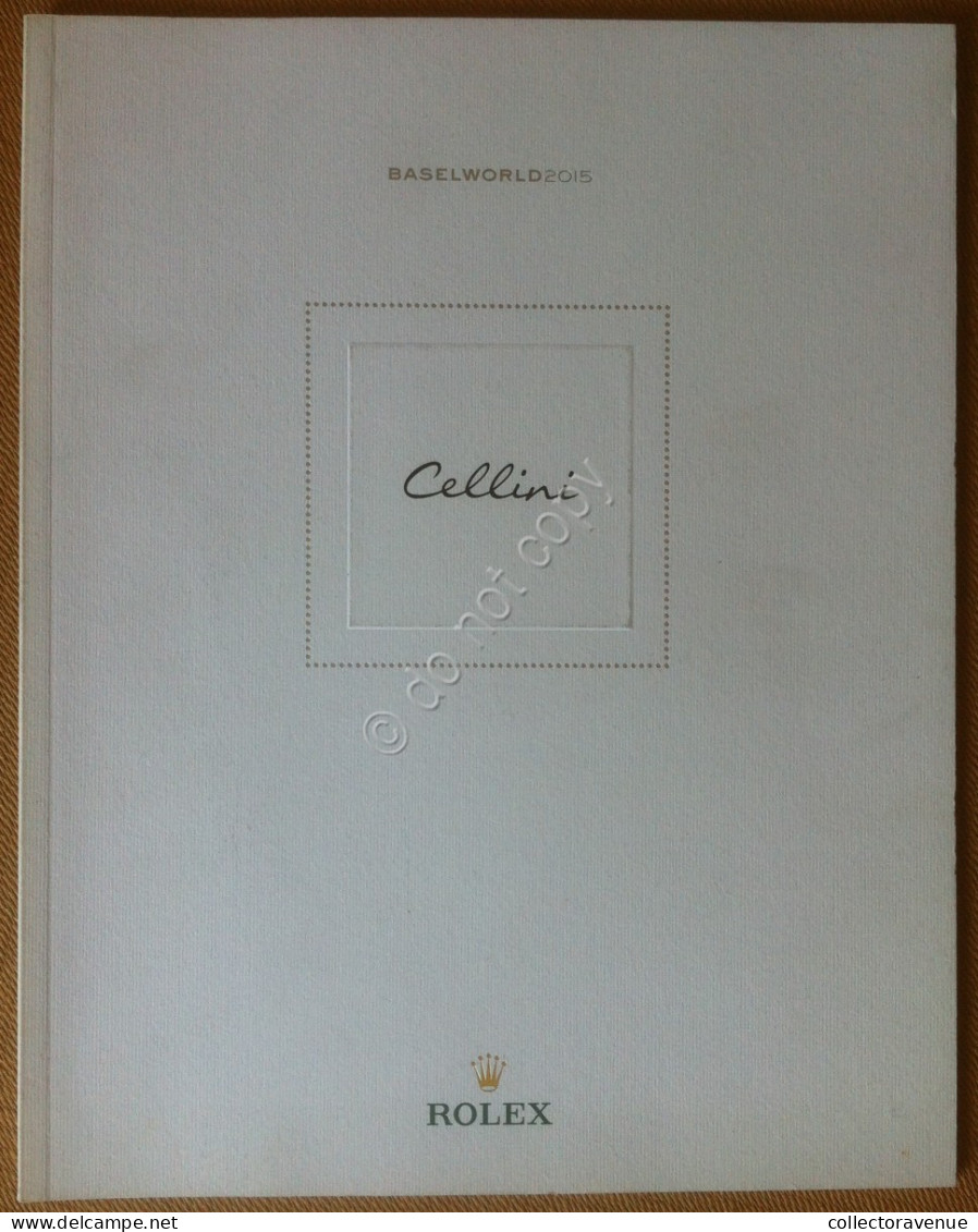 Orologi - Watches - Brochure Rolex Cellini - Baselworld 2015 - Sonstige & Ohne Zuordnung