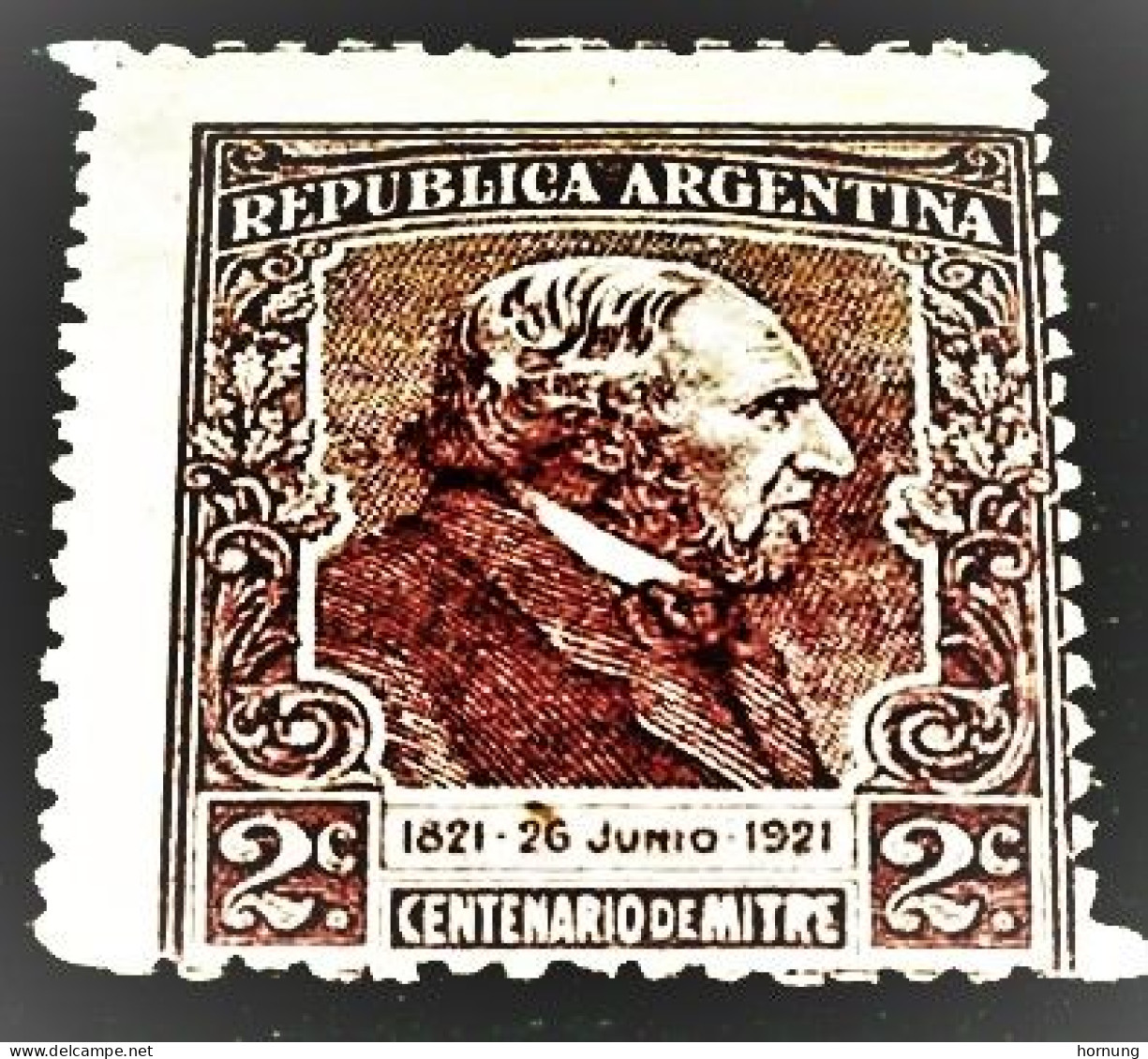 Argentina, 1921, Bartolome Mitre, MNH. Michel # 246 - Nuovi