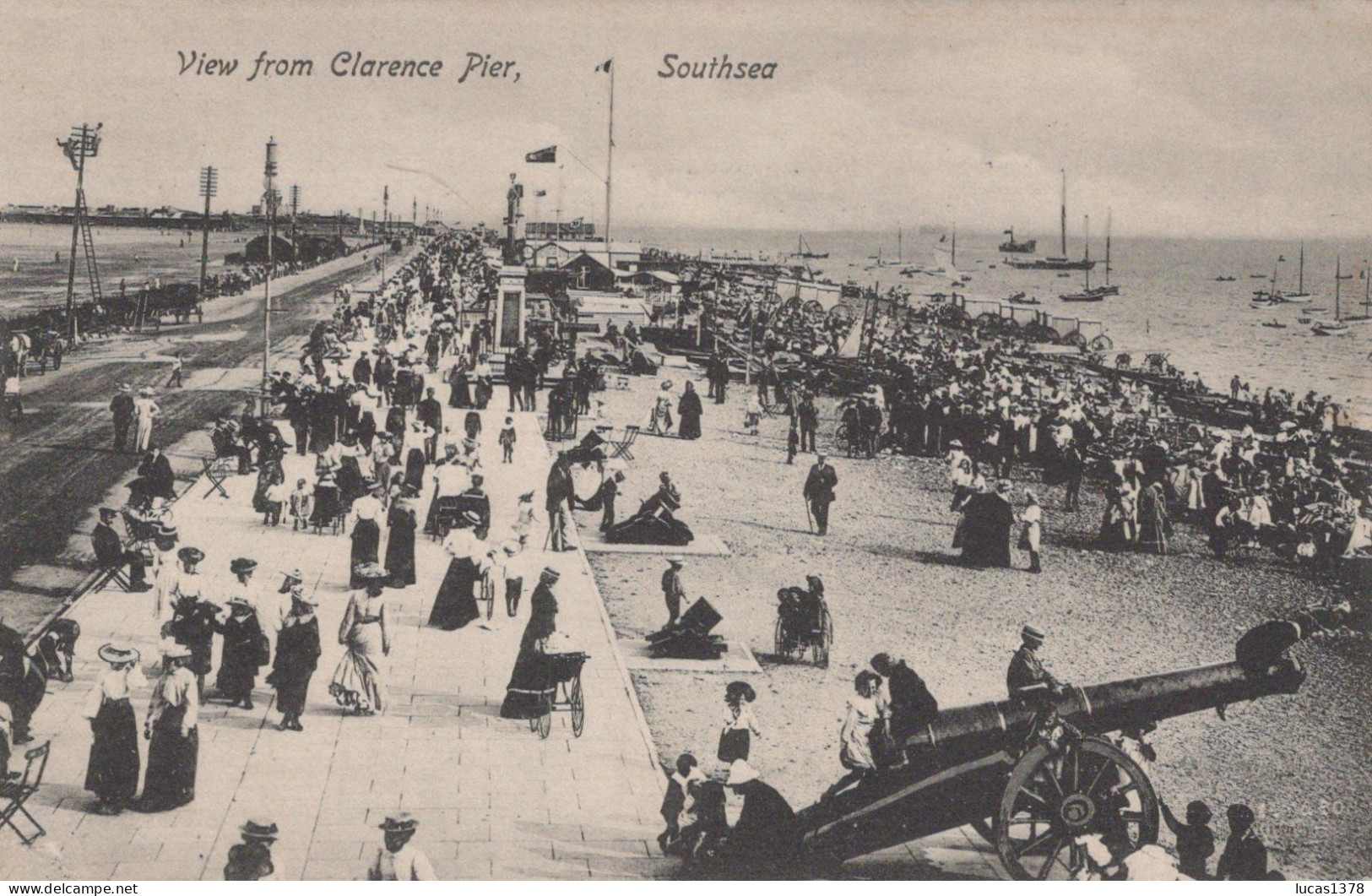 SOUTHSEA / VIEW FROM CLARENCE PIER - Portsmouth