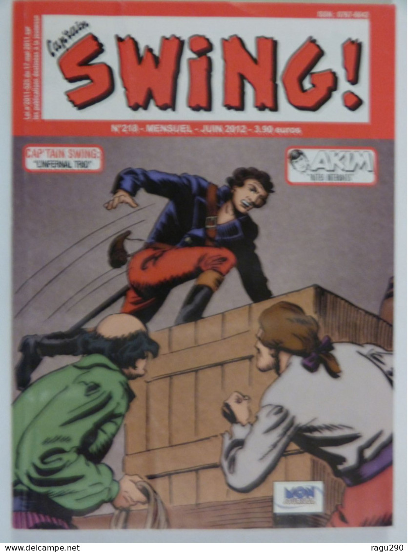 CAPTAIN SWING N° 218   éditions  MON JOURNAL - Captain Swing