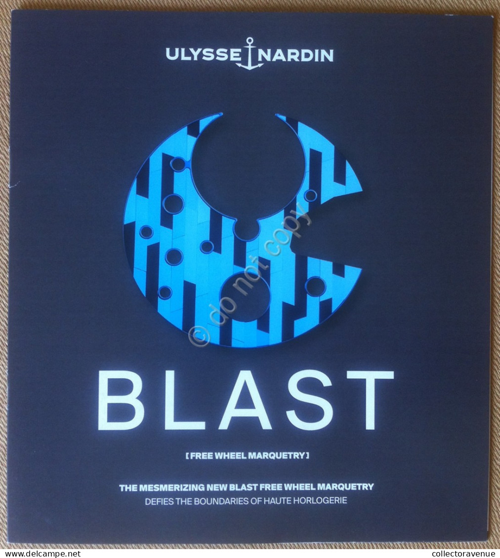 Orologi - Watches - Ulysse Nardin - Blast - Brochure Di Presentazione - Other & Unclassified