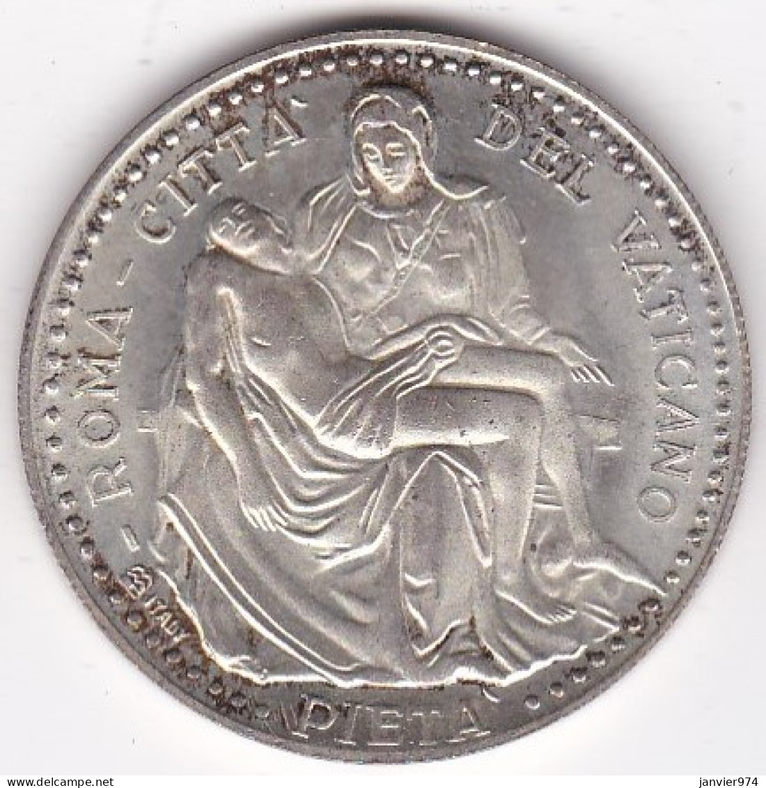 Medaille En Argent Jean Paul II , Citta Del Vaticano , Pieta  - Altri & Non Classificati