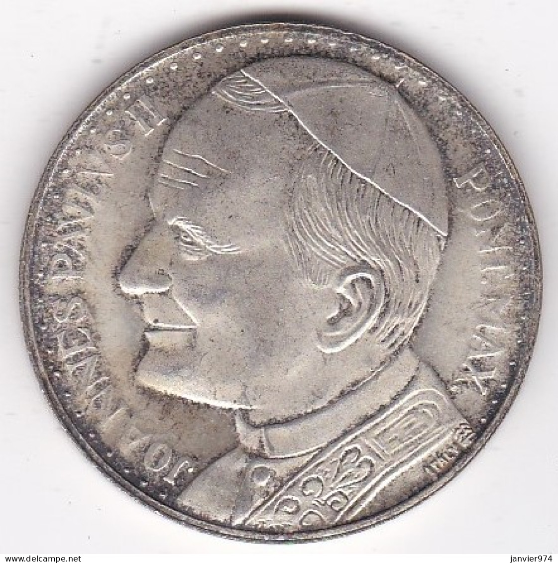 Medaille En Argent Jean Paul II , 1978 , TOTUS TUUS - Sonstige & Ohne Zuordnung