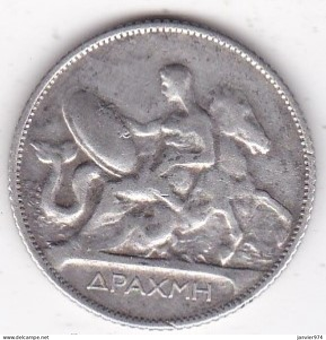 Grèce, 1 Drachme 1910 A Paris. George I, En Argent. KM# 60 - Griekenland