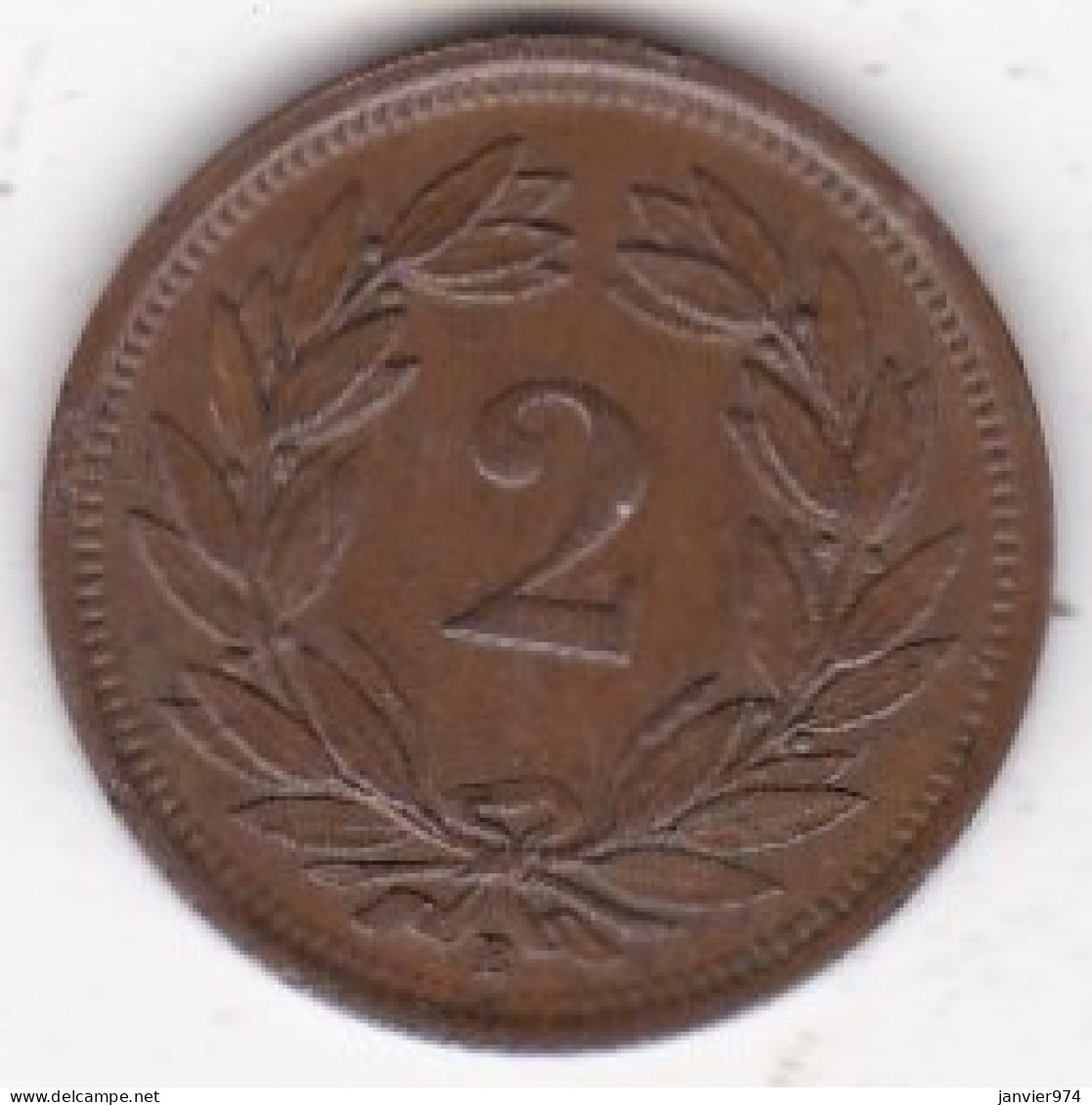 Suisse 2 Rappen 1938 En Bronze , KM# 4.2a - 2 Rappen