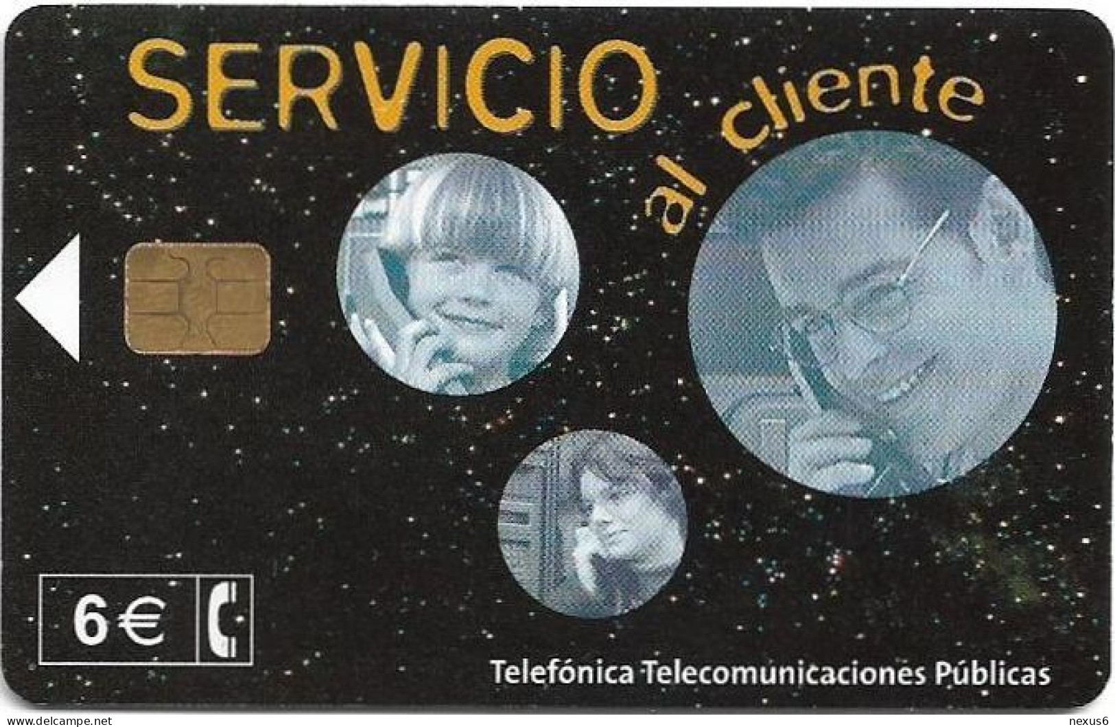 Spain - Telefonica - Servicio Al Cliente - P-496 - 6€, 05.2002, 21.000ex, Used - Emissions Privées