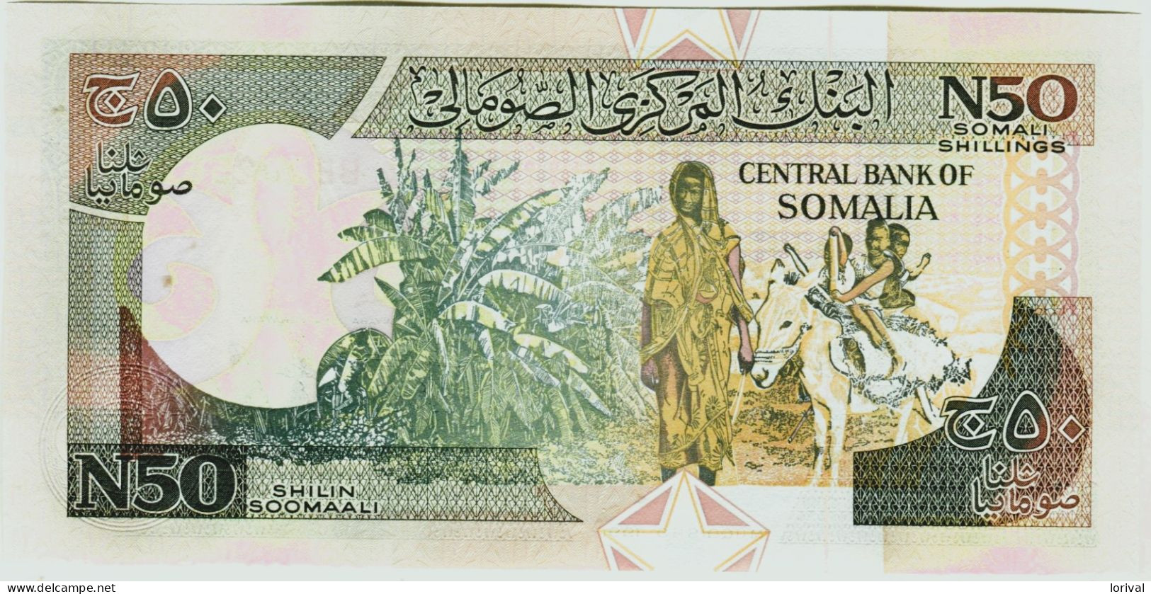 50 Shillings Neuf 3 Euros - Somalia