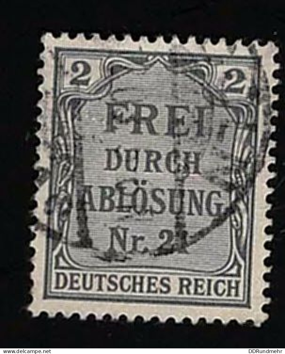 1903 Prussia Michel DR D1 Stamp Number DE OL1 Yvert Et Tellier DR S1 Stanley Gibbons DR O82 Used - Servizio