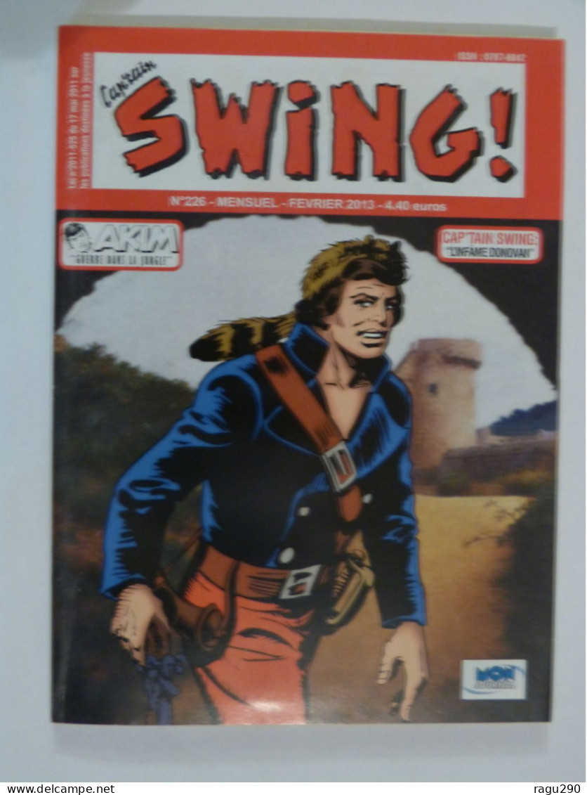 CAPTAIN SWING N° 226   éditions  MON JOURNAL - Captain Swing