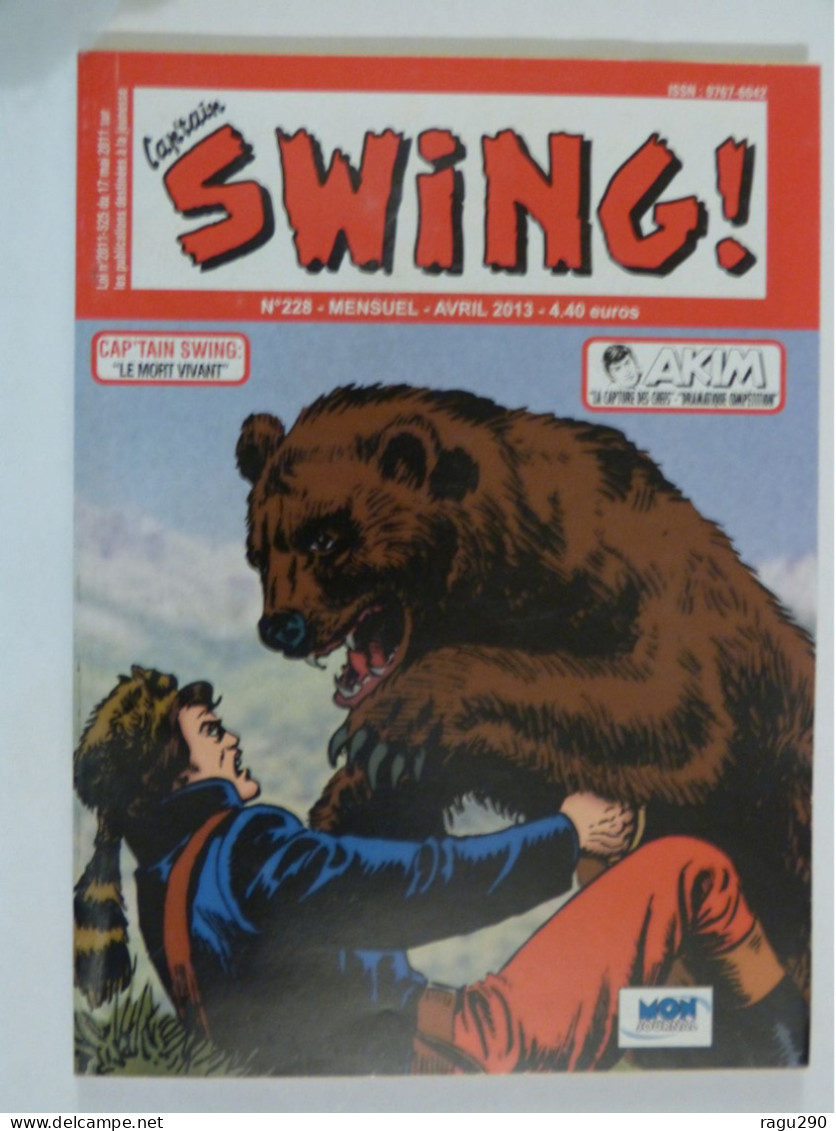 CAPTAIN SWING N° 228   éditions  MON JOURNAL - Captain Swing