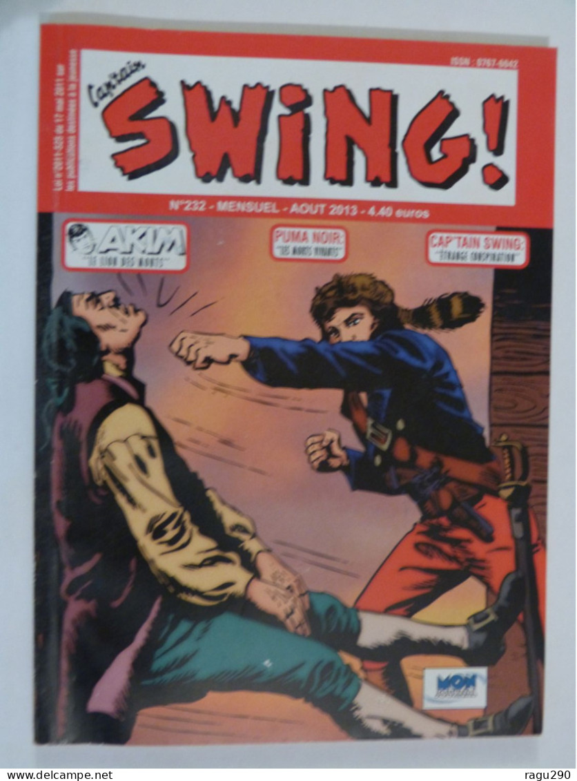 CAPTAIN SWING N° 232   éditions  MON JOURNAL - Captain Swing