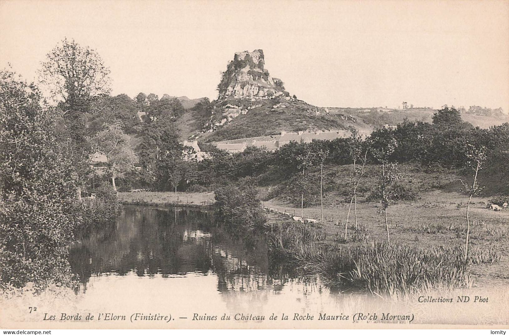 29 La Roche MAurice Ruines Du Chateau , Bords De L' Elorn CPA - La Roche-Maurice