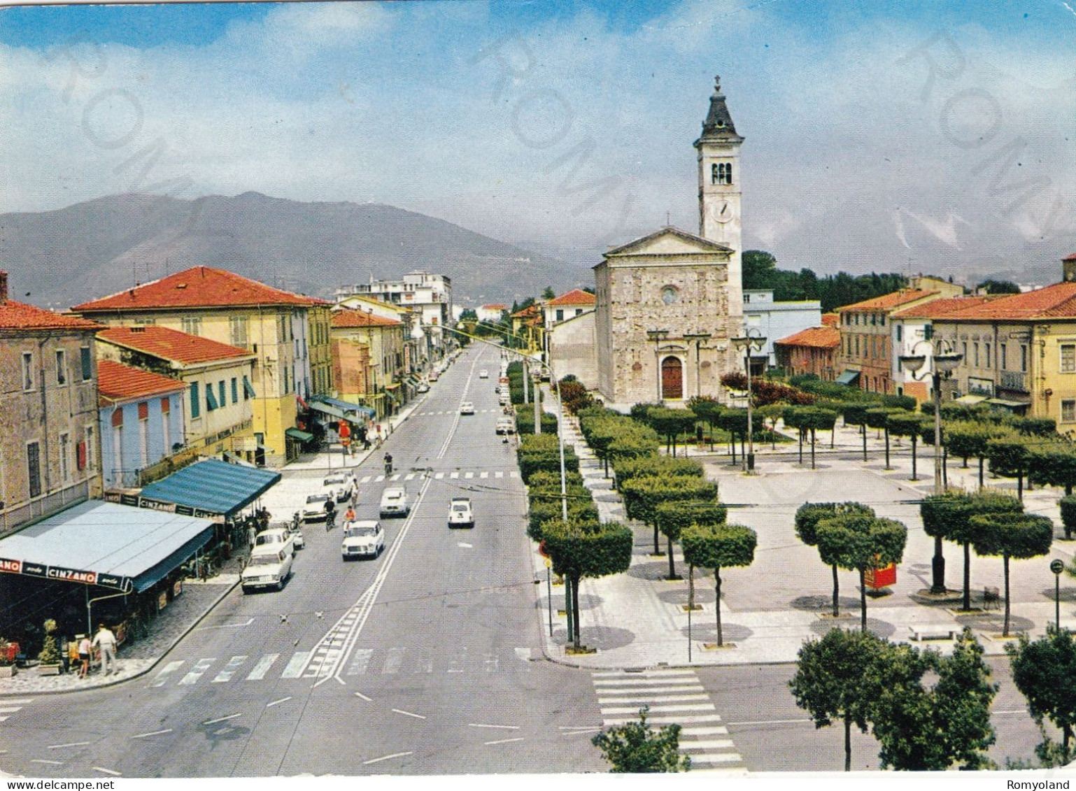 CARTOLINA  MARINA DI CARRARA,TOSCANA-VIALE XX SETTEMBRE-STORIA,MEMORIA,CULTURA,RELIGIONE,BELLA ITALIA,VIAGGIATA 1972 - Carrara