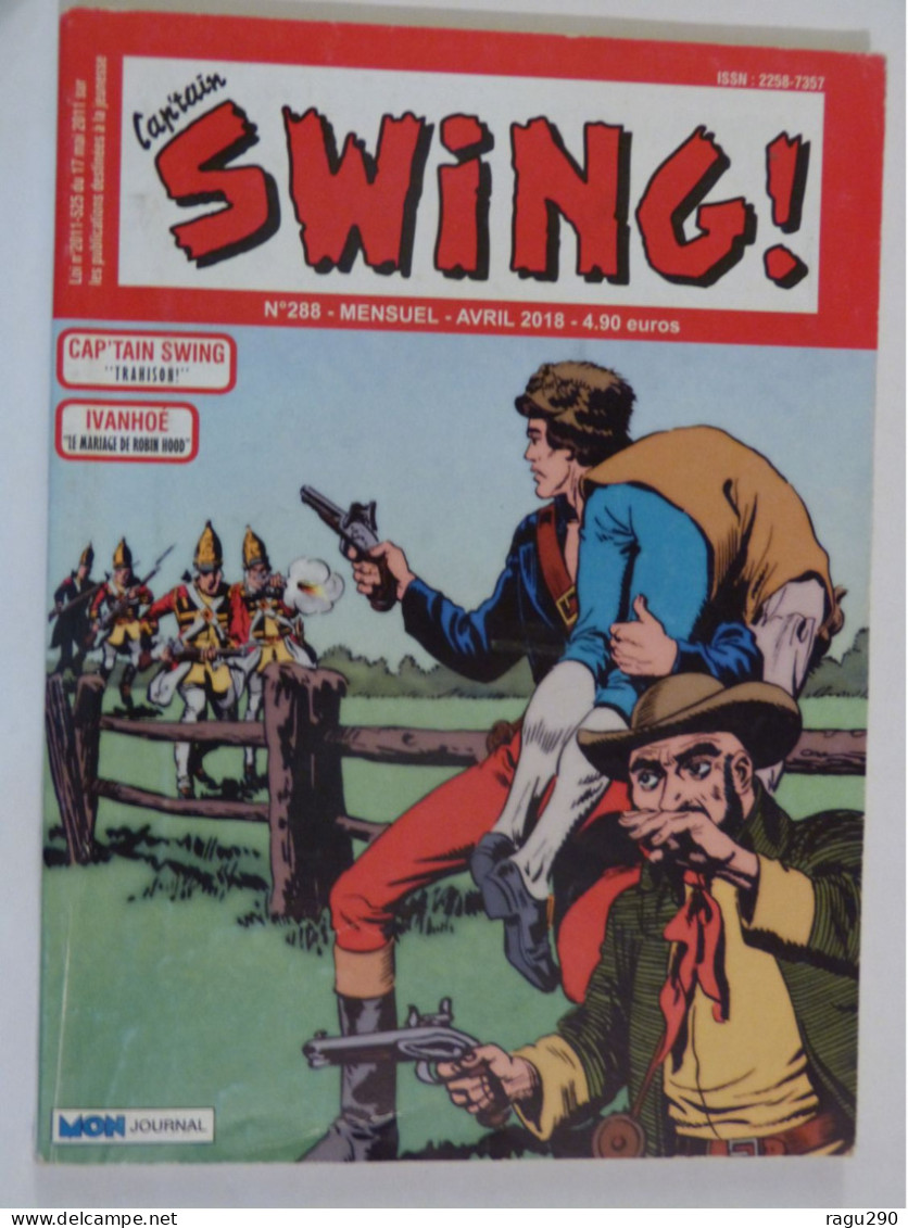 CAPTAIN SWING N° 288  éditions  MON JOURNAL - Captain Swing