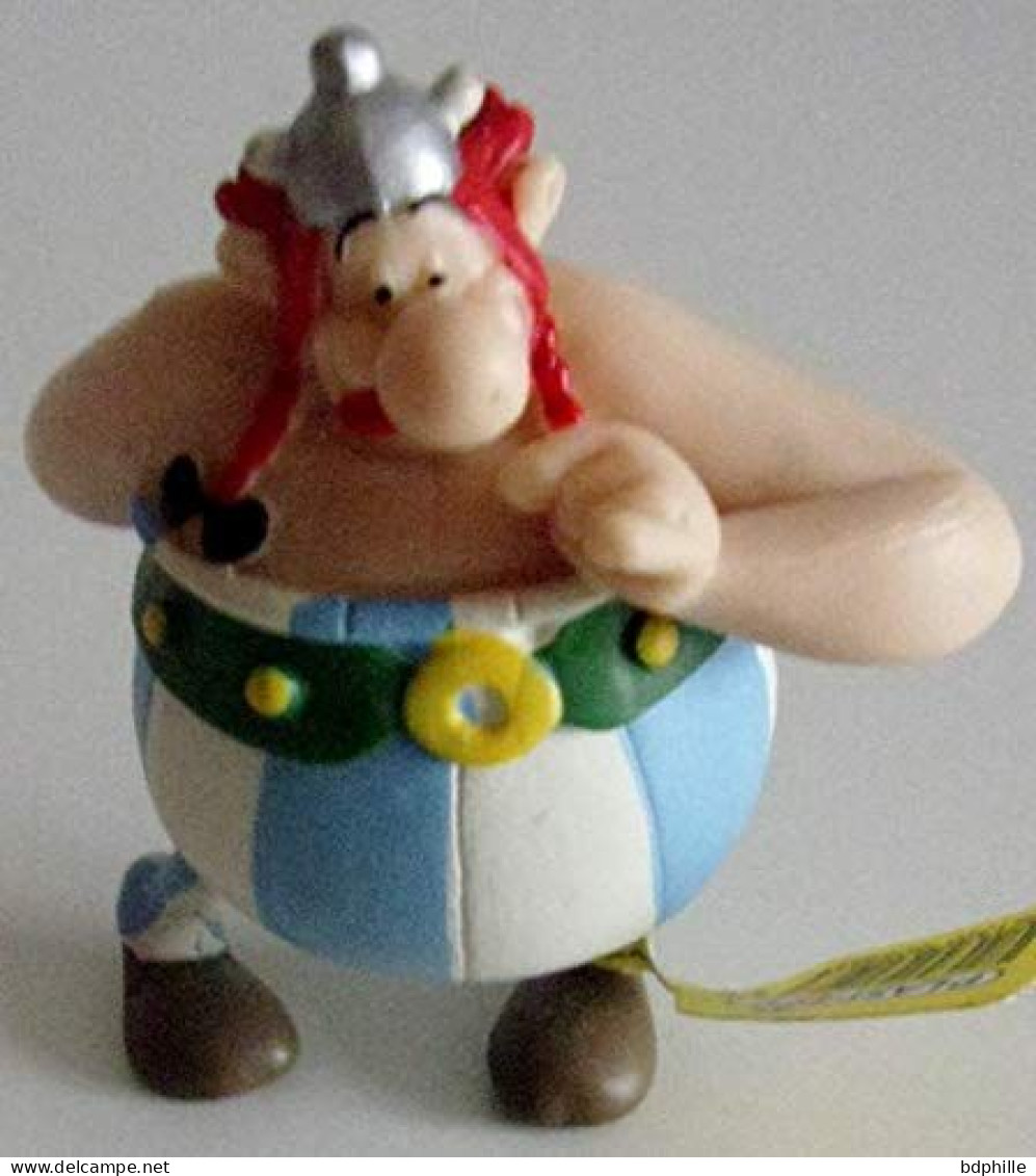 Plastoy Figurine Obelix  Bouquet De Fleurs 2002 Etat Neuf - Figurines En Plastique