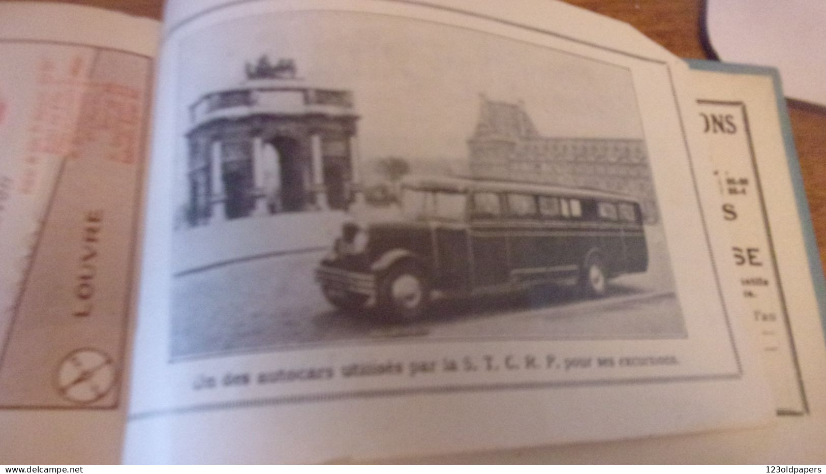 75 -PARIS - Petit Guide Officiel Rare " Autobus - Tramway - Bâteaux " ( Société Transport En Commun Région Parisienne ) - 1901-1940