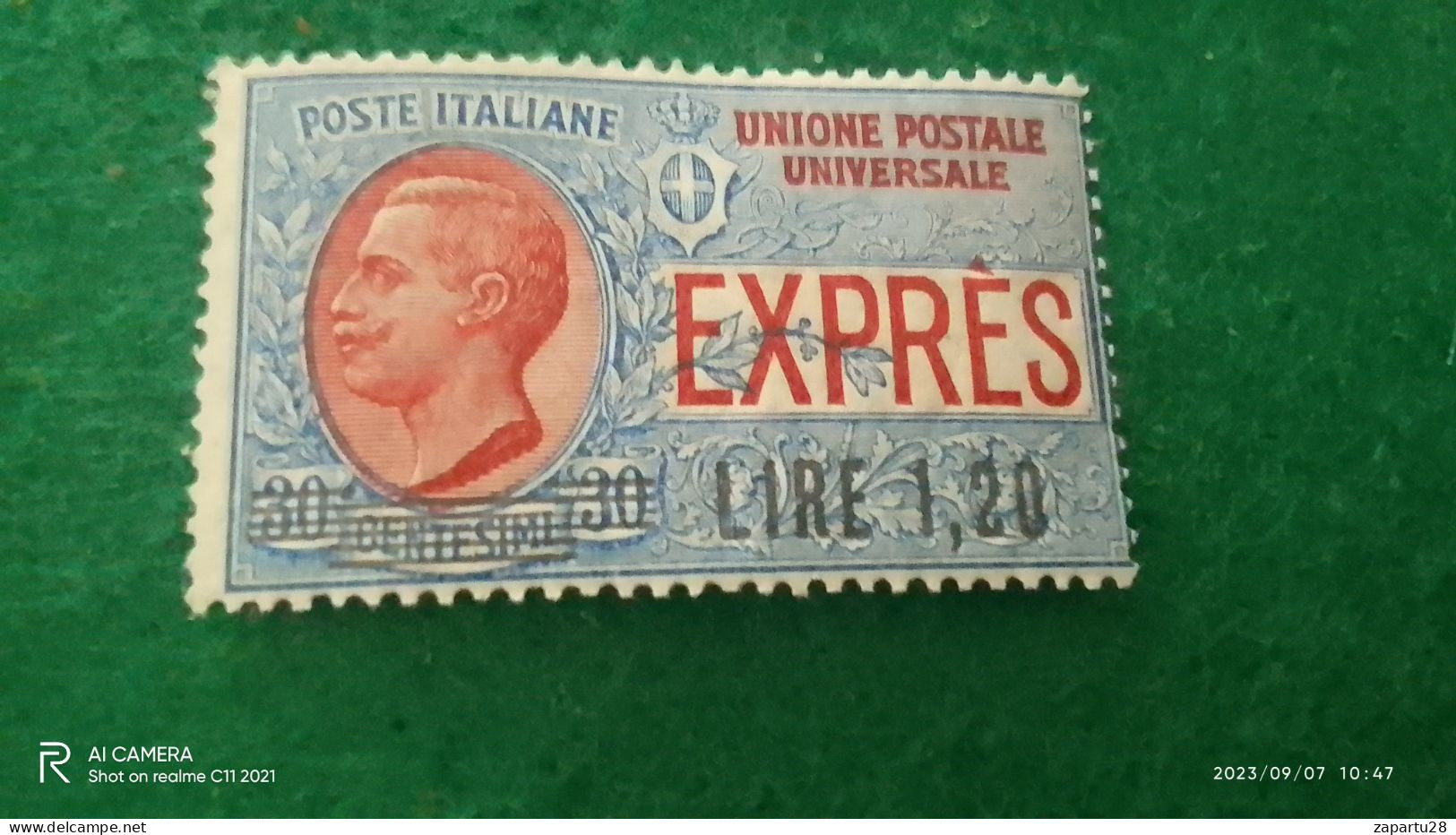 ıTALYA-1944-1946          1.20     LİRE        UNUSED - Correo Aéreo