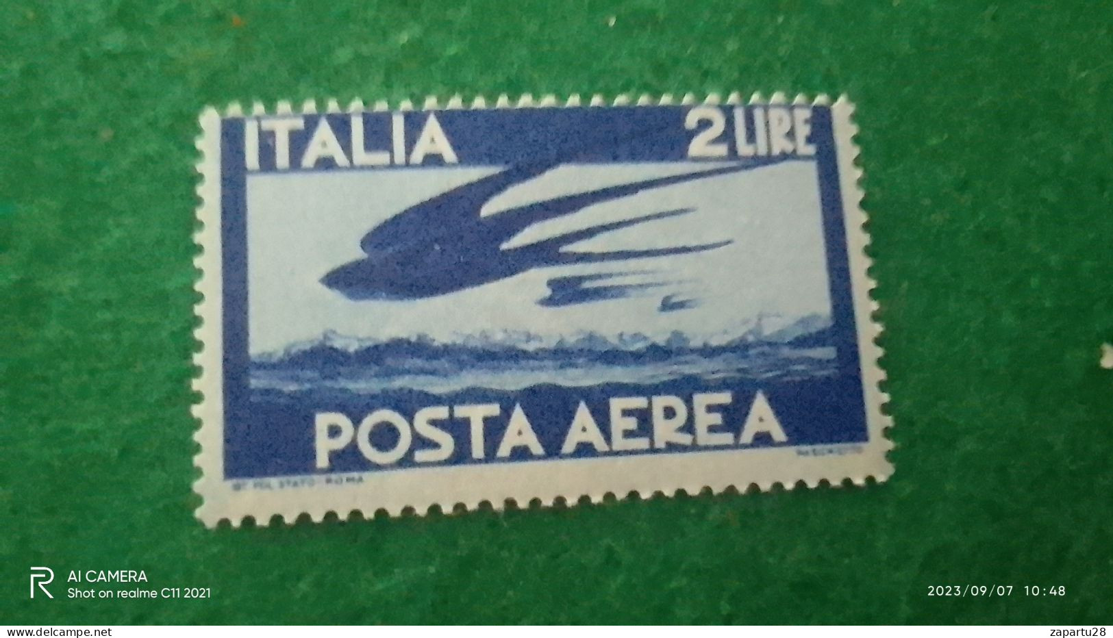 ıTALYA-1944-1946          2    LİRE        UNUSED - Poste Aérienne