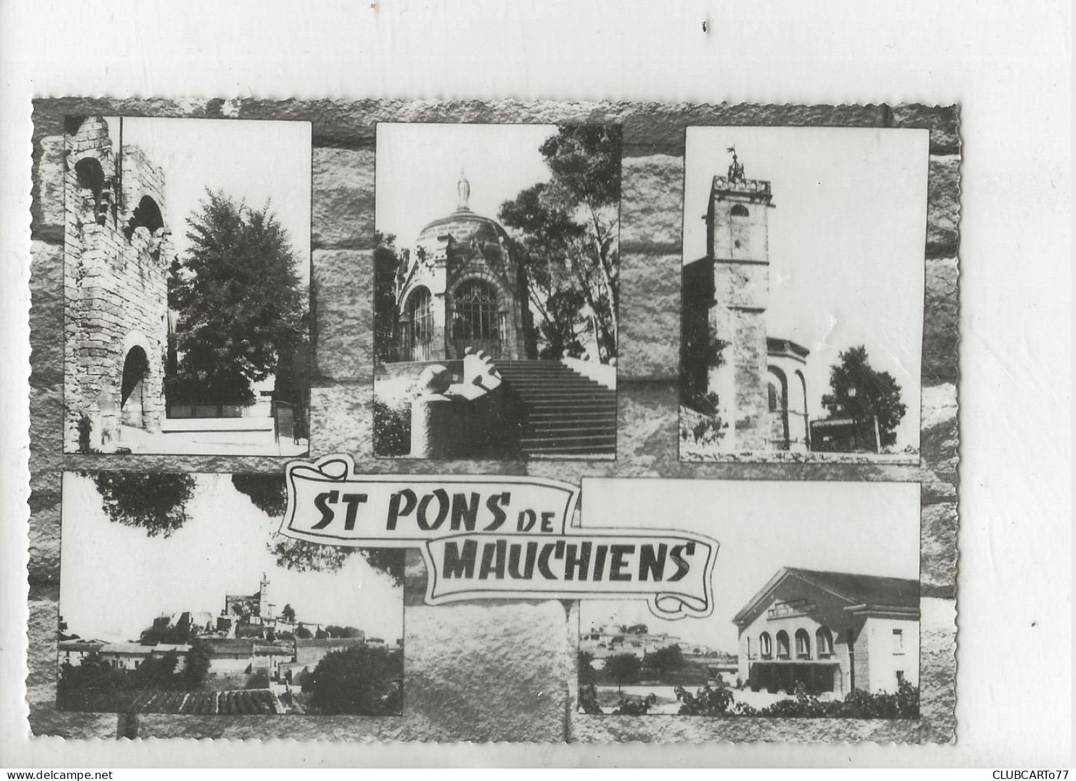 Saint-Pons-de-Mauchiens (34) : 5 Vues Dont La Coopérative Agricole En 1964 GF. - Saint-Pons-de-Mauchiens