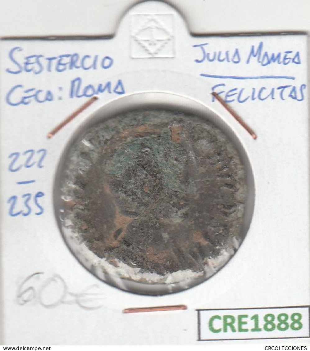 CRE1888 MONEDA ROMANA SESTERCIO VER DESCRIPCION EN FOTO - Altri & Non Classificati