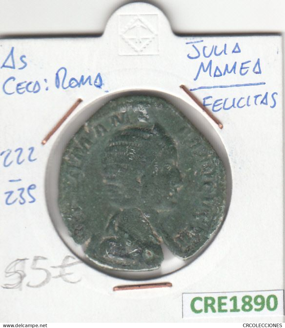 CRE1890 MONEDA ROMANA AS VER DESCRIPCION EN FOTO - Sonstige & Ohne Zuordnung