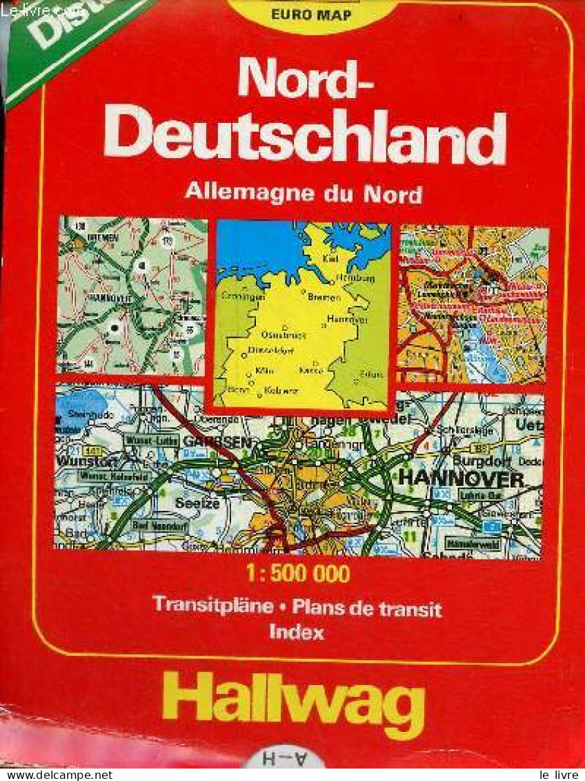 Nord-Deutschalnd Allemagne Du Nord - Carte En Couleur échelle 1/500 000 Transitpläne - Plans De Transit - Index - Carte - Mapas/Atlas