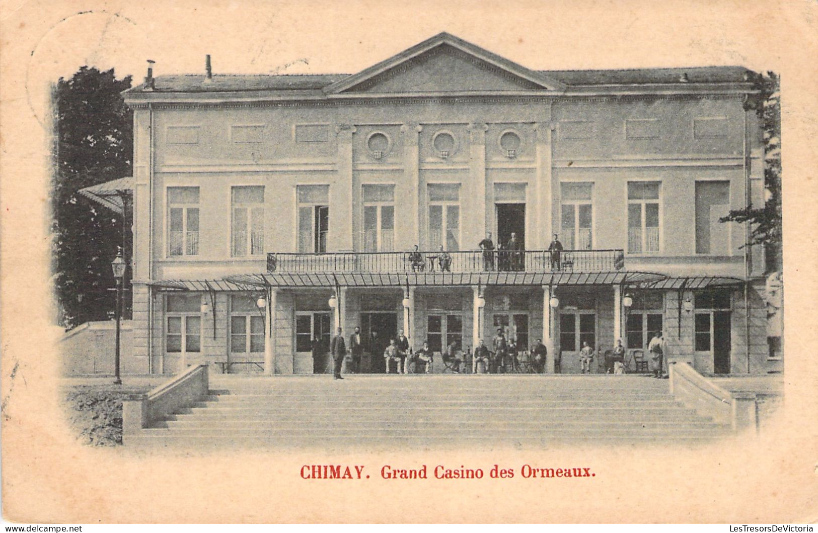 BELGIQUE - Chimay - Grand Casino Des Ormeaux - Animé - Carte Postale Ancienne - Chimay