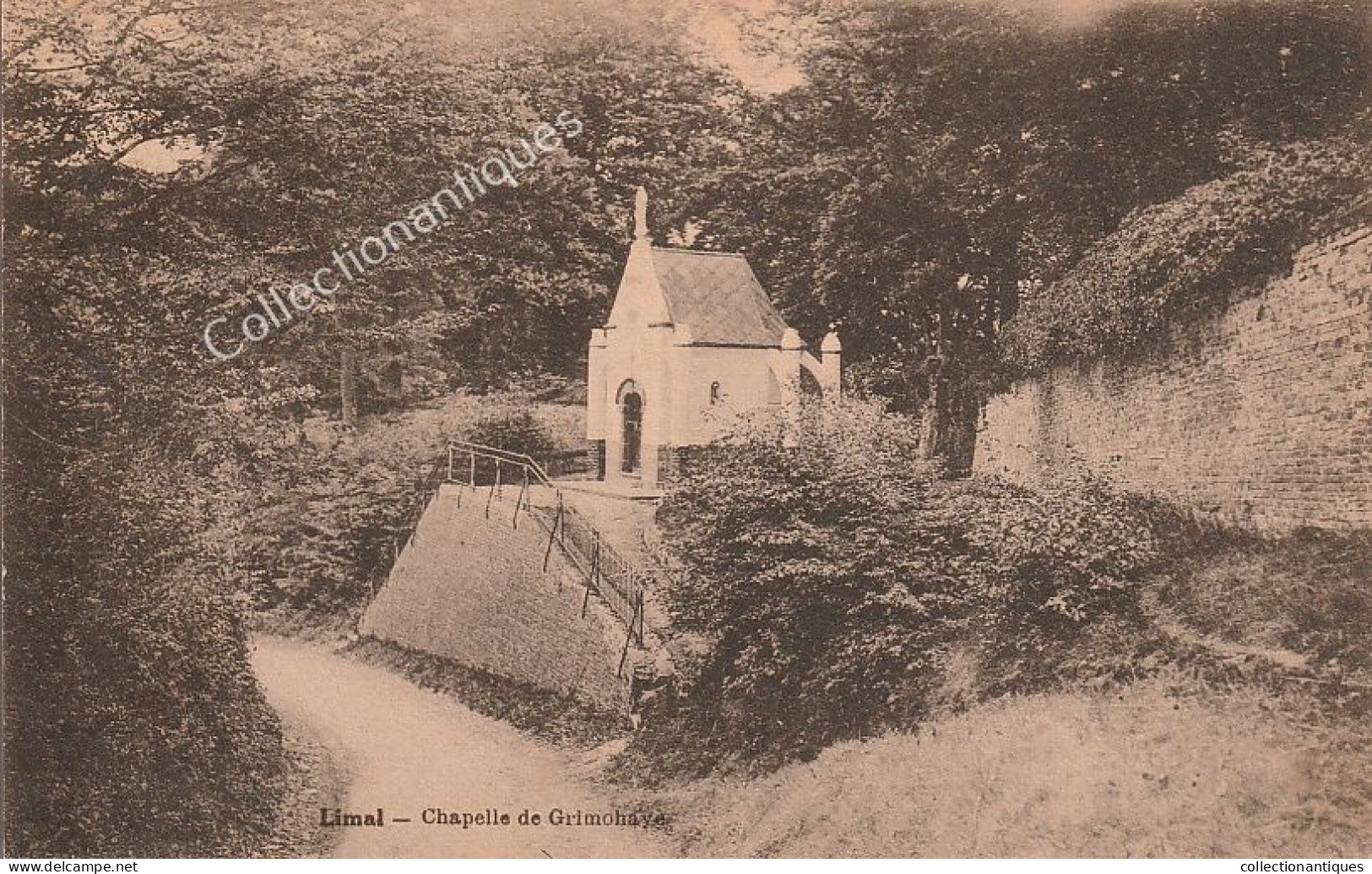 CPA Limal - Chapelle De Grimohaye  - Edit. Mlles Jaumotte, Soeurs, Limal - Non Circulée - Divisée - Wavre
