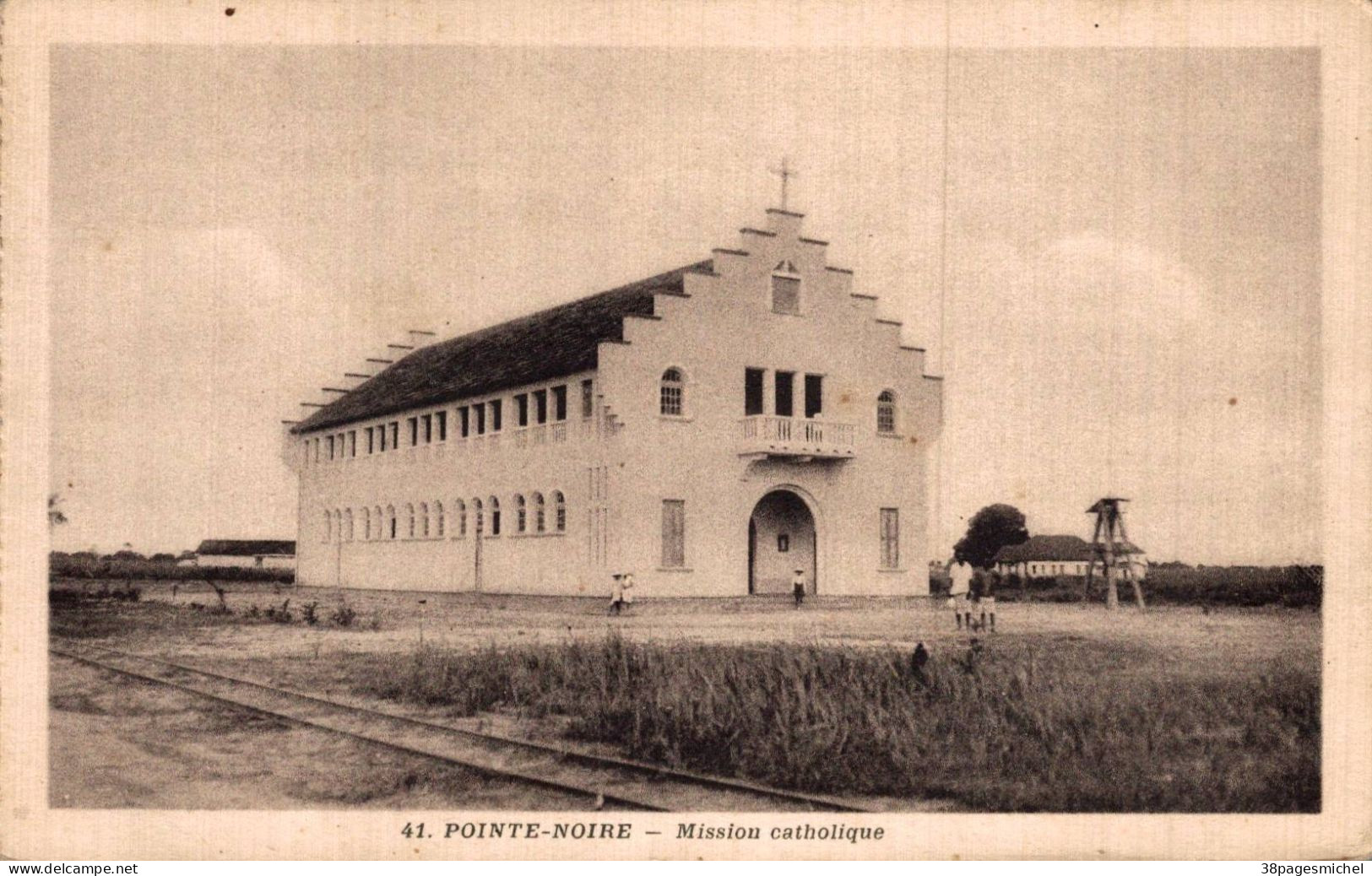 J0709 - AFRIQUE - CONGO - POINTE NOIRE - Mission Catholique - Pointe-Noire