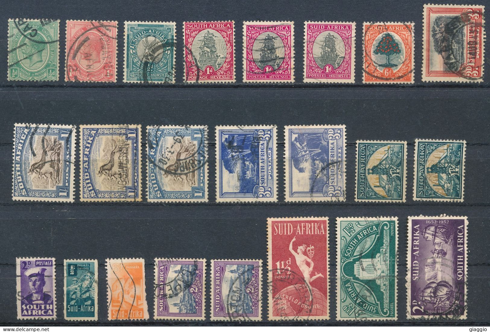 °°° SOUTH AFRICA  - Y&T N°2/188 (23pz) - 1913/1952 °°° - Used Stamps