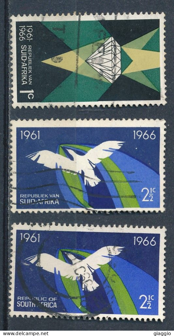 °°° SOUTH AFRICA  - Y&T N°298/303 - 1966 °°° - Used Stamps